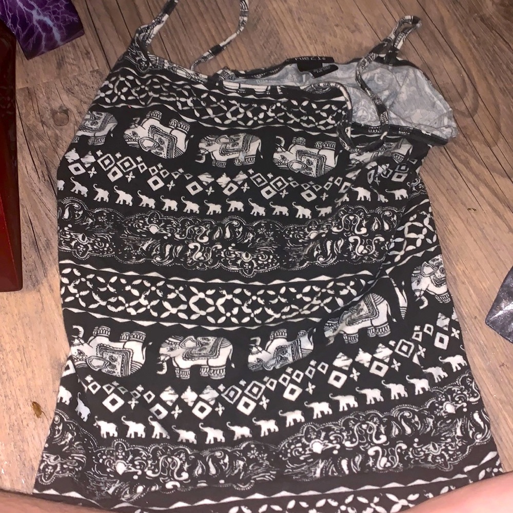 Elephant Pattern M tank top women’s